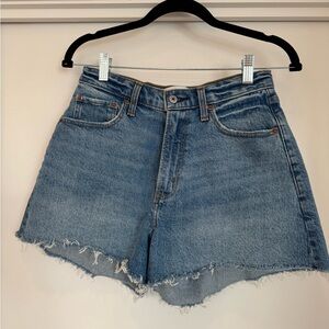 Abercrombie & Fitch Blue Jean Shorts